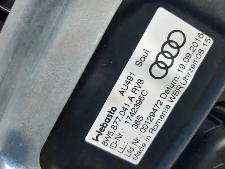 Audi A4 S4 B9 (2015 - 2019) 8W5877041 Комплект люка крыши — фото 8