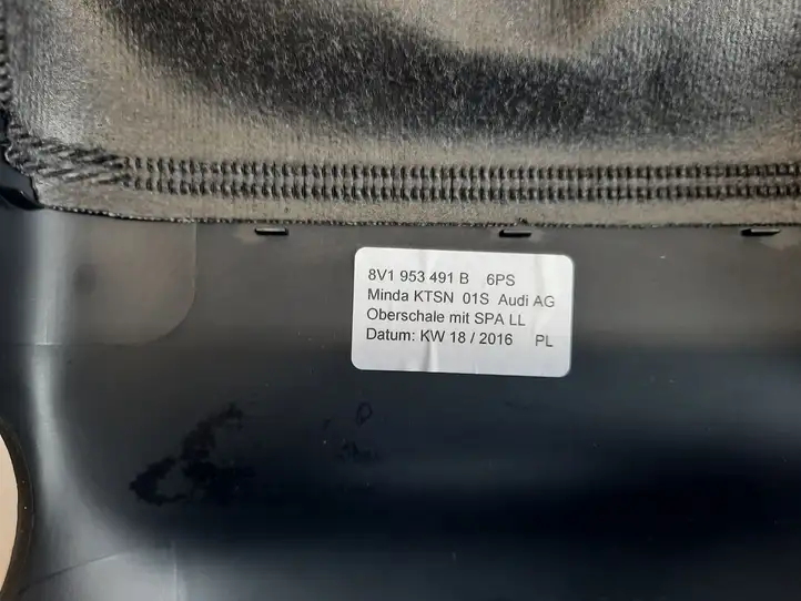 Audi A3/S3 8V (2012 - 2016) 8V1953491B Обшивка рулевой колонки — фото 3