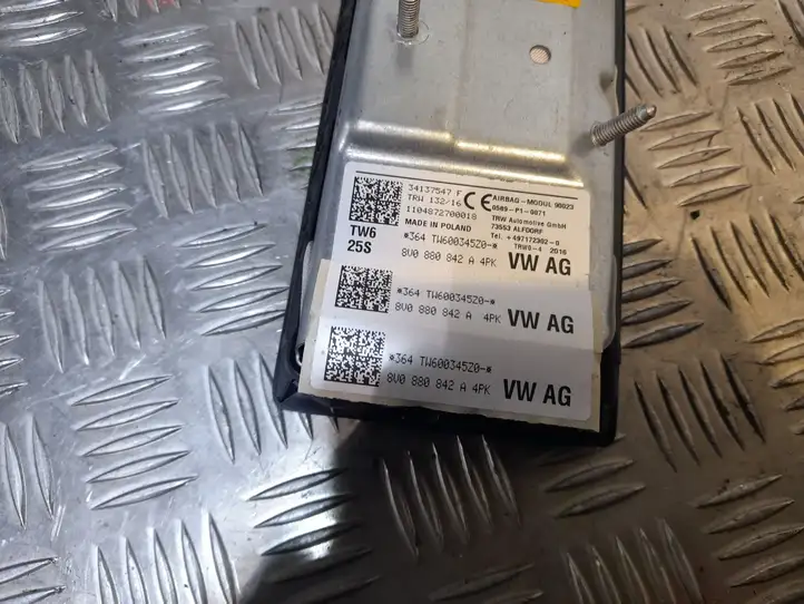 Audi A3/S3 8V (2012 - 2016) 8V0880842A Коленная подушка безопасности — фото 2