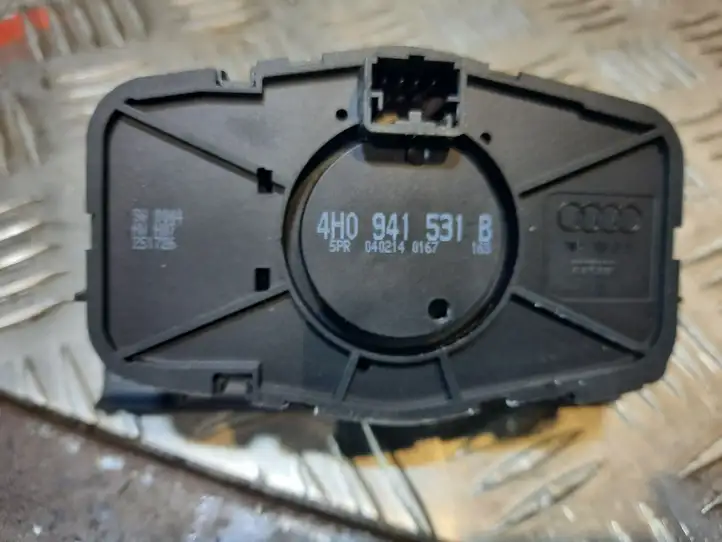 Audi A8 S8 D4 4H (2010 - 2014) 4H0941531B Включатель фонарей — фото 3