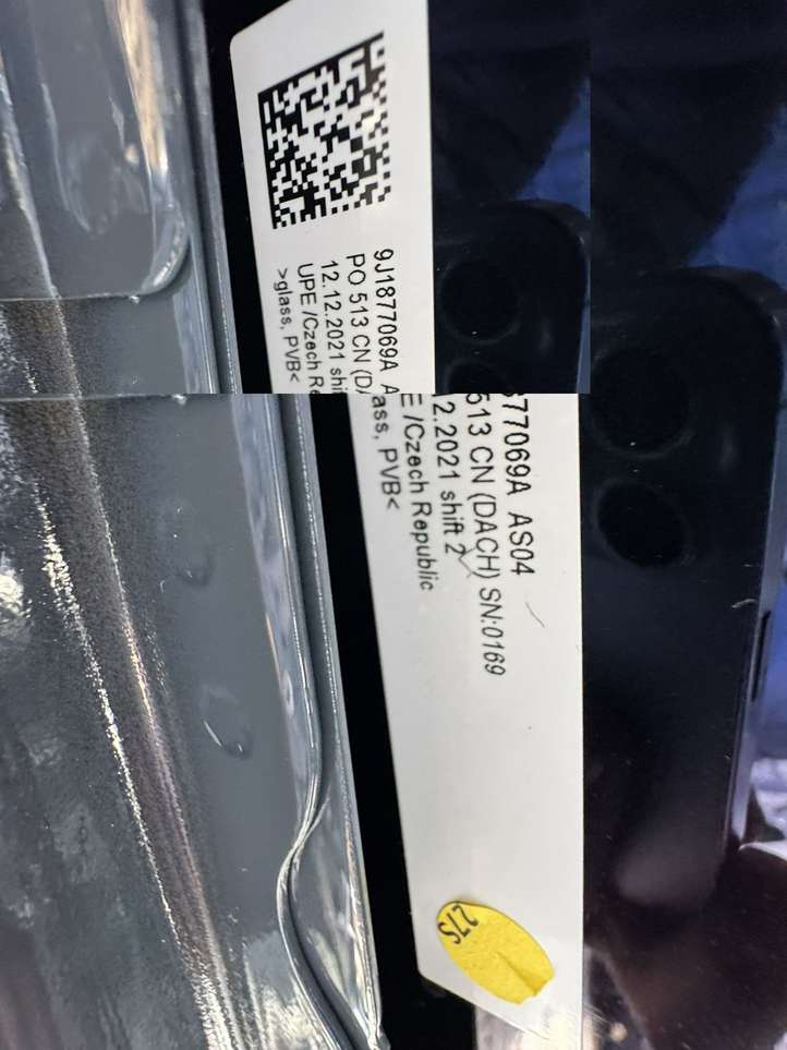 Audi e-tron GT (2020 - )  9J1877069A Крыша