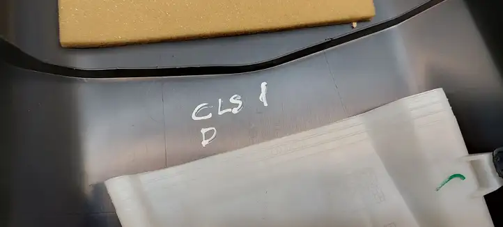 Mercedes-Benz CLS C218,X218 (2011 - 2017) A2186901225 Нижняя обшивка стойки B — фото 2