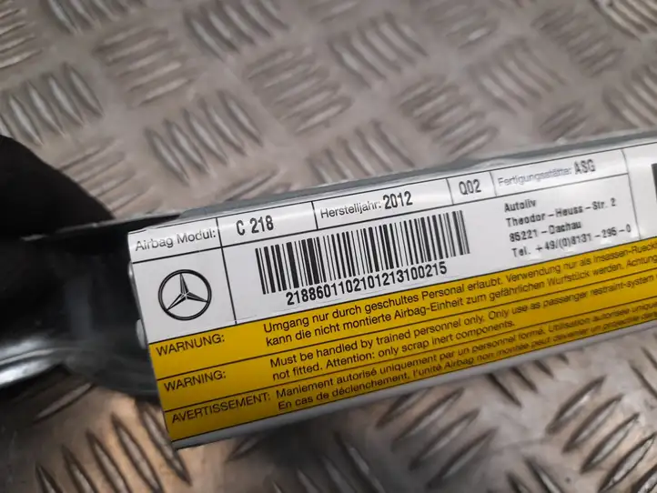 Mercedes-Benz CLS C218,X218 (2011 - 2017) A2188601102 Боковая подушка безопасности (стойка) — фото 3