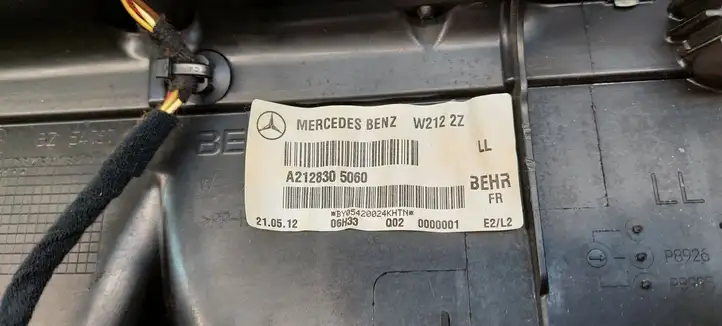 Mercedes-Benz CLS C218,X218 (2011 - 2017) A2128305060 Комплект системы вентиляции салона — фото 2
