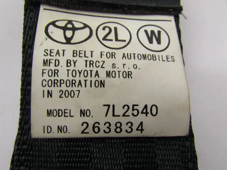 Toyota Corolla Verso E121 (2004 - 2007) Задний ремень безопасности — фото 6
