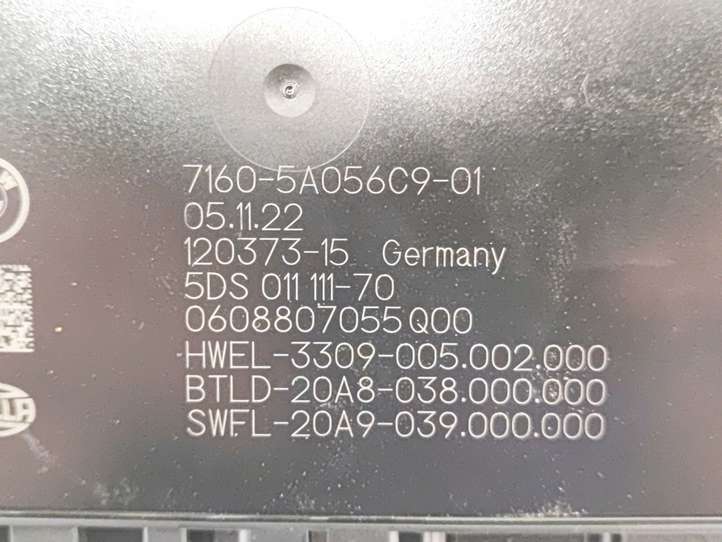 BMW 4 G22 G23 G24 G26 (2020 - )  5A056C9 Комплект крюка