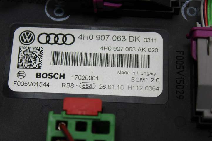 Audi A6 (2014 - 2018)  4H0907063DK Блок управления центрального замка