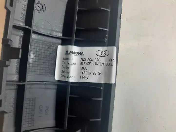 Audi A4 S4 B9 (2015 - 2019) 8W0864376 Накладка заднего прикуривателя — фото 3