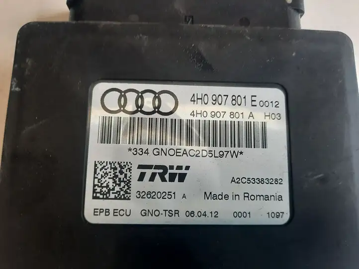 Audi A6 C7 (2011 - 2014) 4H0907801E Блок управления стояночным тормозом — фото 3