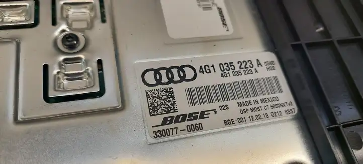 Audi A8 S8 D4 4H (2010 - 2014) 4G1035223A Усилитель звука — фото 2