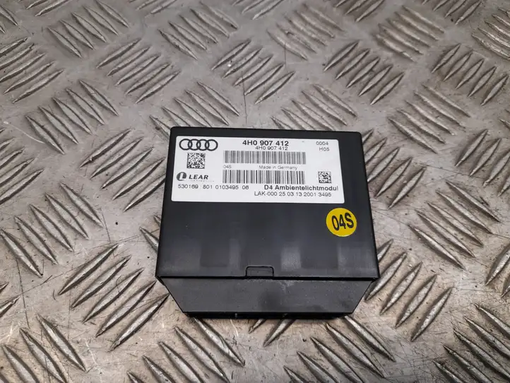 Audi A8 S8 D4 4H (2010 - 2014) 4H0907412 Блок управления светом — фото 1