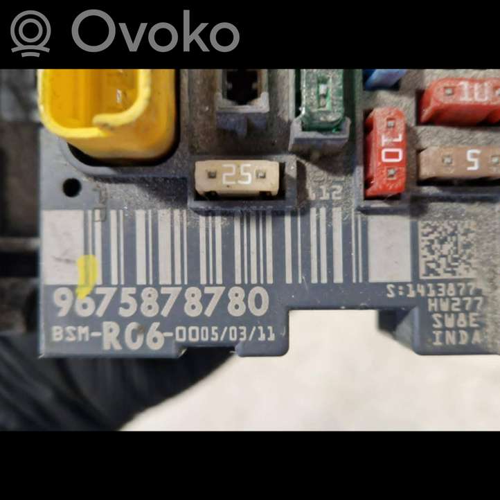 Citroen Berlingo (2003 - 2007)  9675878780 Модуль управления BSM