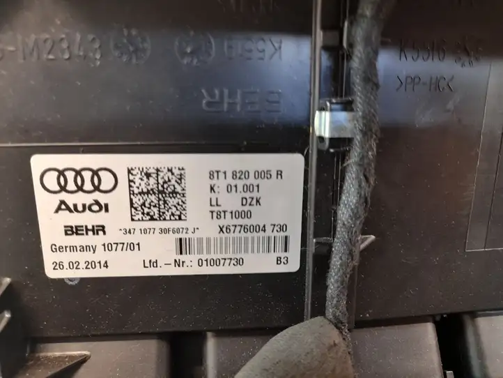 Audi A4 S4 B8 8K (2011 - 2015) 8T1820005R Комплект системы вентиляции салона — фото 2