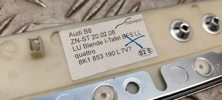 Audi A4 S4 B8 8K (2011 - 2015) 8K08674198K08674108K08674098K0867420 Комплект отделки дверей — фото 6