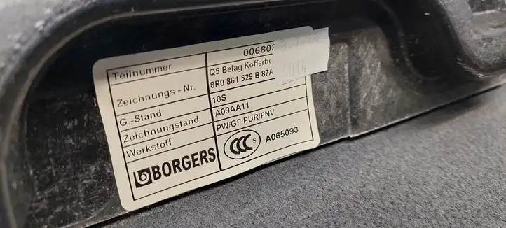 Audi Q5 SQ5 (2012 - 2017) 8R0861529B Прочая отделка багажника — фото 2
