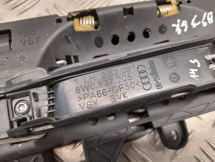 Audi A4 S4 B9 (2015 - 2019) 8W0837205 Наружная ручка задней двери — фото 5