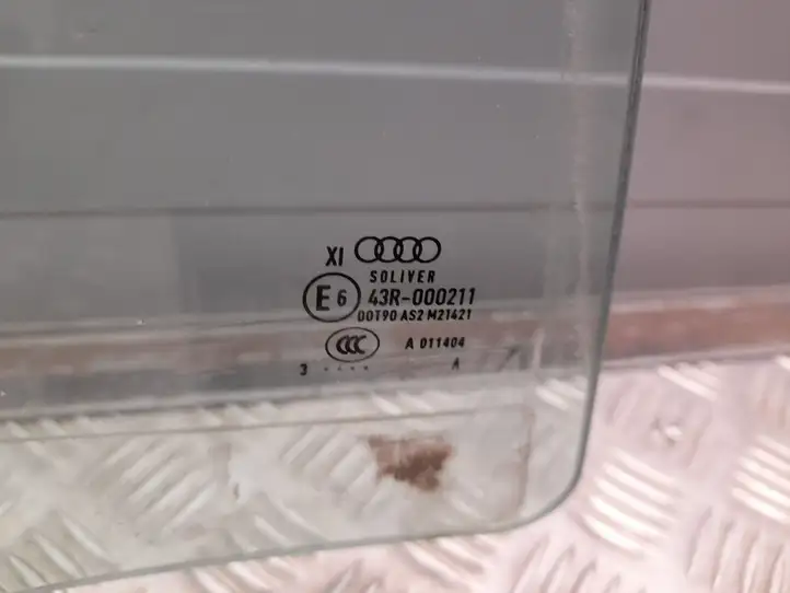 Audi A8 S8 D4 4H (2010 - 2014) 4H4845026D Стекло задней двери — фото 3