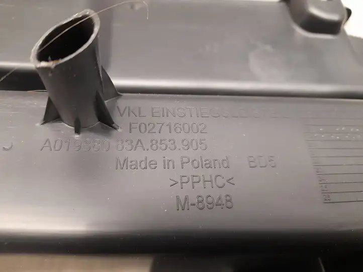 Audi Q3 F3 (2018 - ) 83A853905 Внутренняя отделка заднего порога — фото 2