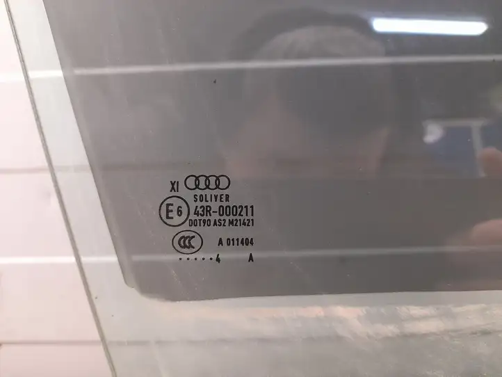 Audi A8 S8 D4 4H (2013 - 2017) 4H0845022E Стекло передней двери — фото 3