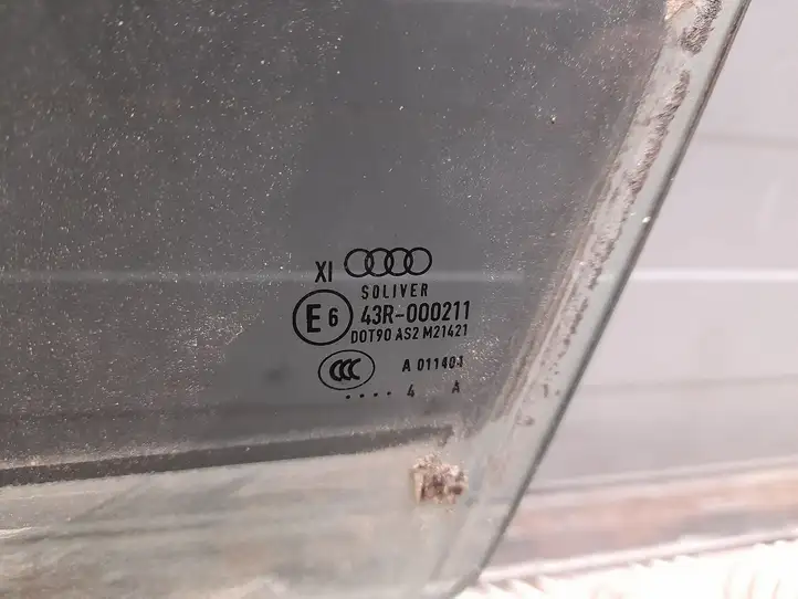 Audi A8 S8 D4 4H (2013 - 2017) 4H0845021E Стекло передней двери — фото 3