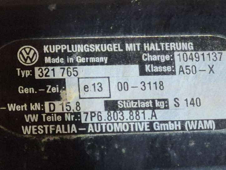 Volkswagen Touareg II (2010 - 2018)  7P6803881A Комплект крюка