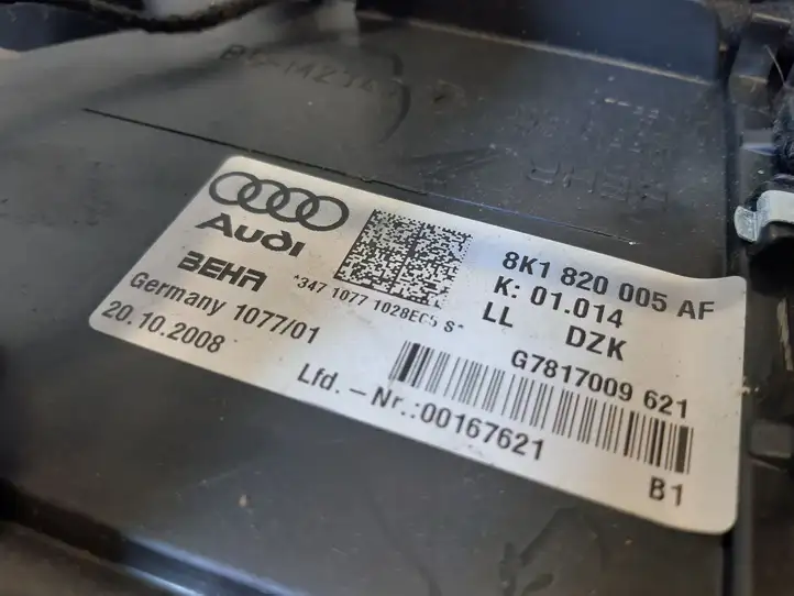 Audi Q5 SQ5 (2008 - 2012) 8K1820005AF Комплект системы вентиляции салона — фото 6