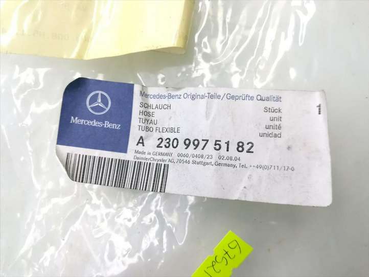 Mercedes-Benz CLS C219 (2003 - 2011)  A2309975182 Шланг задней пневматической подвески