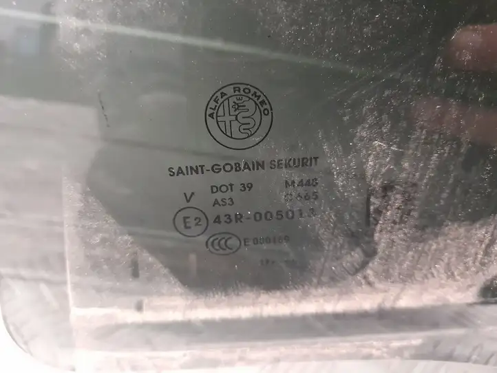 Alfa Romeo Stelvio Type 949 (2017 - ) 43R005013 Стекло задней двери — фото 4