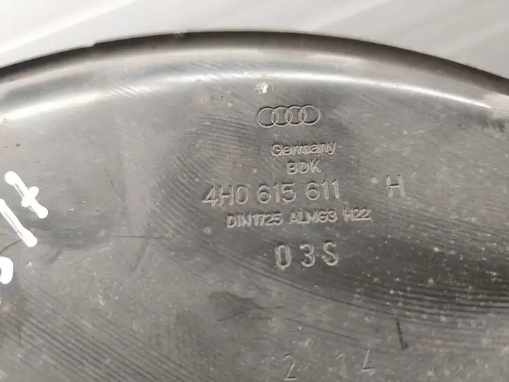 Audi A8 S8 D4 4H (2013 - 2017) 4H0615611H Защитный кожух заднего тормозного диска — фото 2