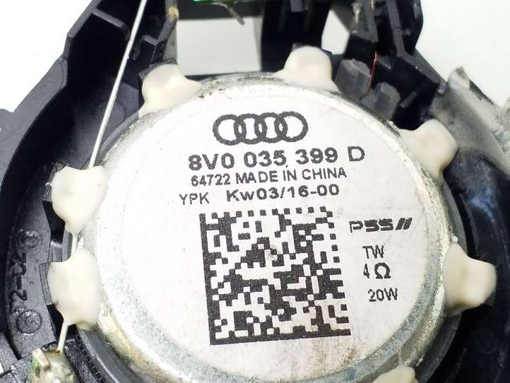 Audi A3/S3 8V (2012 - 2016)  8V0035399D Высокочастотный динамик задних дверей 
