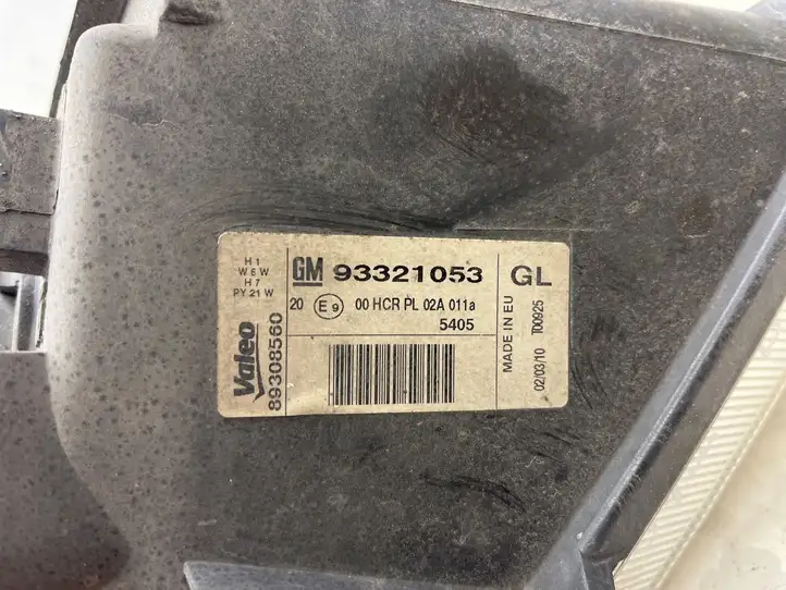 Opel Meriva A (2006 - 2010) 93321053 Передняя фара — фото 3