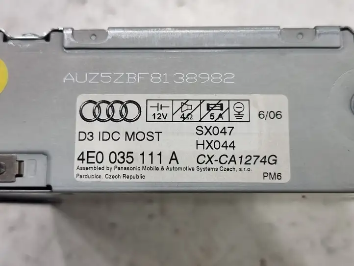 Audi A6 S6 C6 4F (2004 - 2008) 4E0035111A CD/DVD чейнджер — фото 2