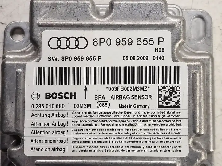 Audi A3/S3 8P (2008 - 2013) 8P0959655P Блок управления SRS — фото 2