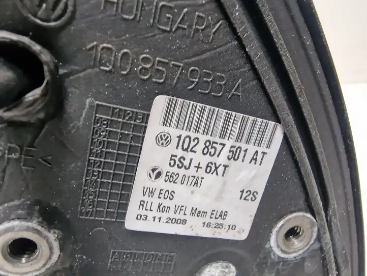 Volkswagen Eos (2010 - 2015) 1Q0857933A Боковое зеркало с электроприводом — фото 3