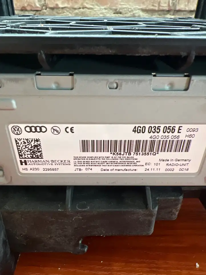 Audi A6 C7 (2011 - 2014) 4G0035056E Магнитола / мультимедийная система — фото 2