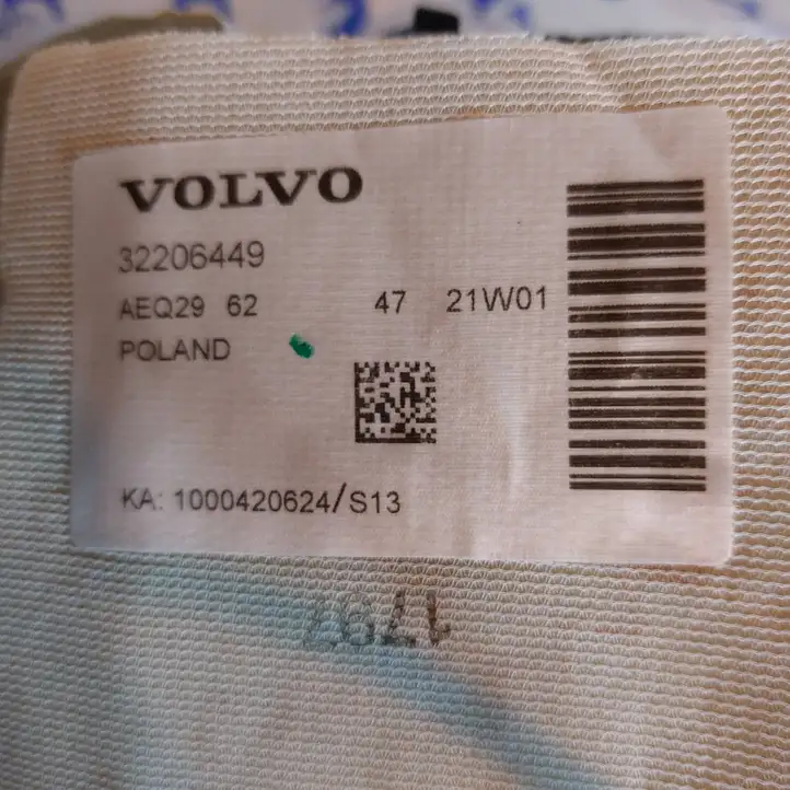 Volvo XC90 (2014 - 2019) 32206449 Накладка стекла задней двери — фото 5