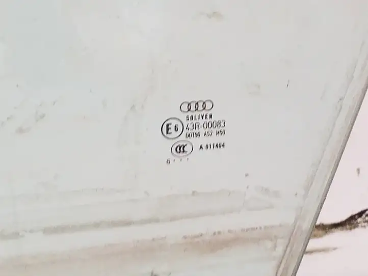 Audi A6 S6 C6 4F (2004 - 2008) 43r00083 Стекло передней двери — фото 2