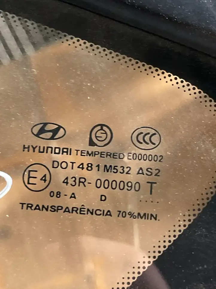Hyundai i30 (2007 - 2012) Заднее боковое стекло — фото 2