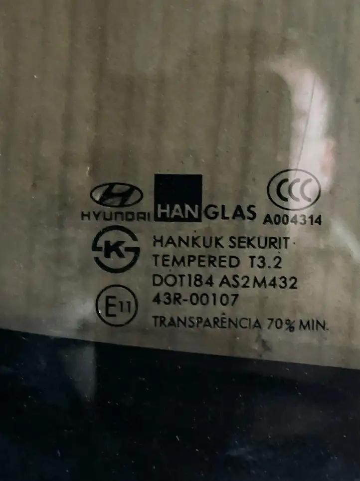 Hyundai Getz (2002 - 2005) Заднее боковое стекло — фото 2