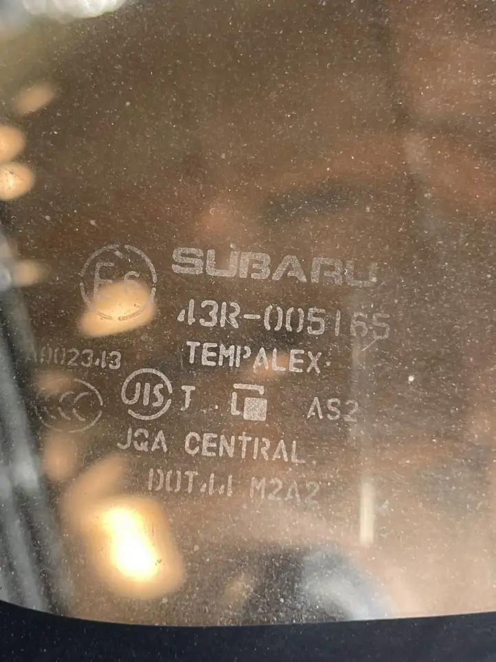 Subaru Impreza III (2008 - 2012) Заднее боковое стекло — фото 2