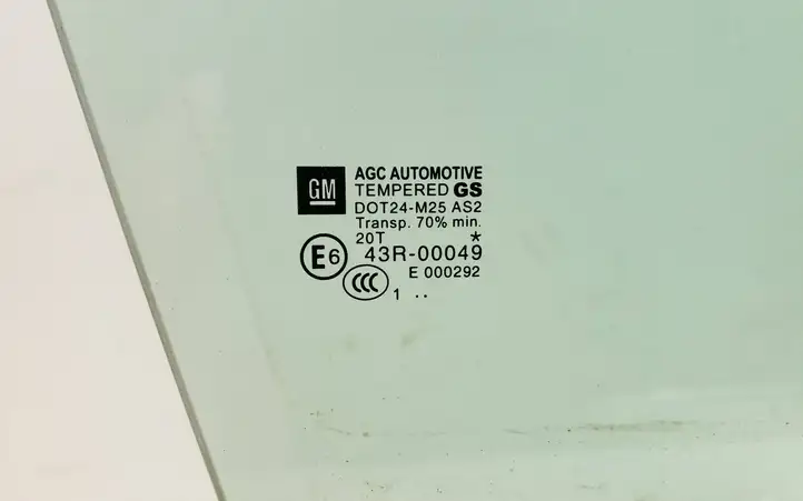 Opel Zafira B (2008 - 2014) DOT24M25AS2 Стекло передней двери — фото 3