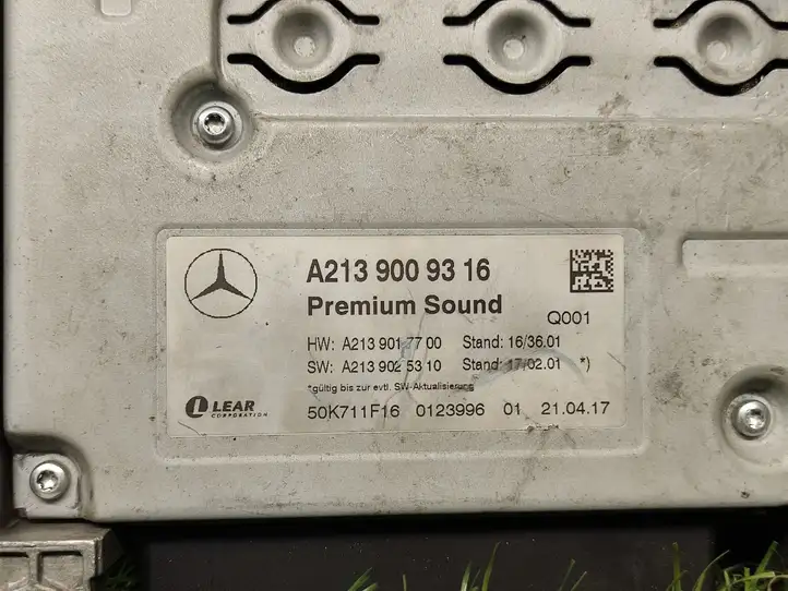 Mercedes-Benz E W213 (2016 - ) A2139009316 Усилитель звука — фото 2