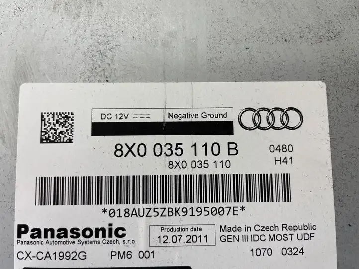Audi A6 C7 (2011 - 2014) 8X0035110B CD/DVD чейнджер — фото 4
