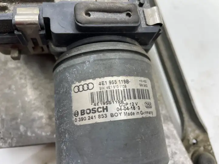Audi A8 S8 D3 4E (2005 - 2007) 4E1955119B Комплект механизма стеклоочистителей — фото 6