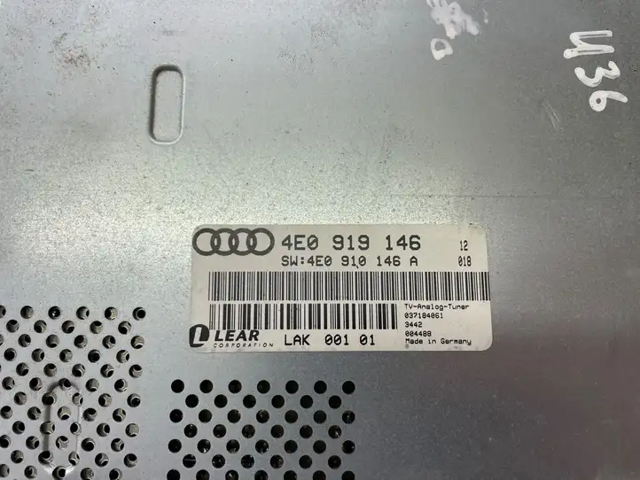 Audi A8 S8 D3 4E (2005 - 2007) 4E0919146 Модуль управления видео — фото 4