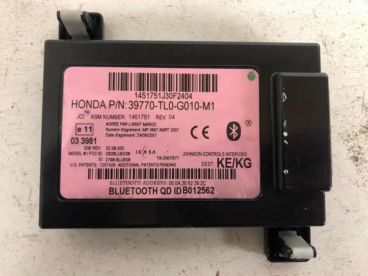 Honda Accord (2008 - 2016) 39770TL0G010M1 Bluetooth модуль — фото 1