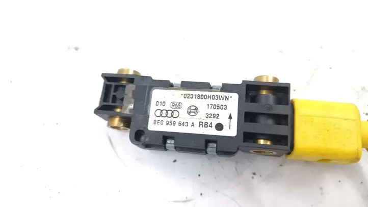 Audi A4 S4 B6 8E 8H (2000 - 2006) 8E0959643A Датчик удара SRS — фото 3