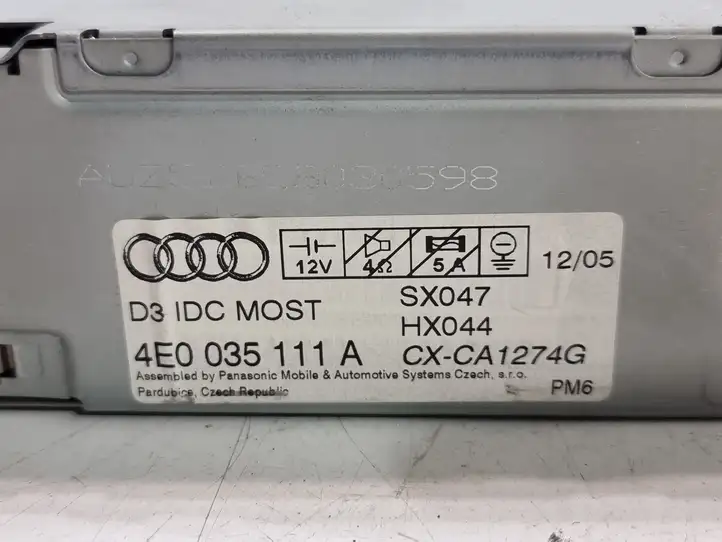 Audi A6 S6 C6 4F (2004 - 2008) 4E0035111A CD/DVD чейнджер — фото 7