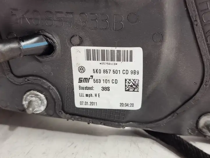 Volkswagen Golf VI (2009 - 2013) 5K0857501CD Боковое зеркало с электроприводом — фото 10