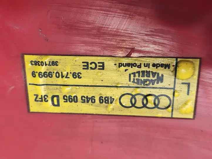 Audi A6 S6 C5 4B (2001 - 2004) 4B945095 Задний фонарь в кузове — фото 5